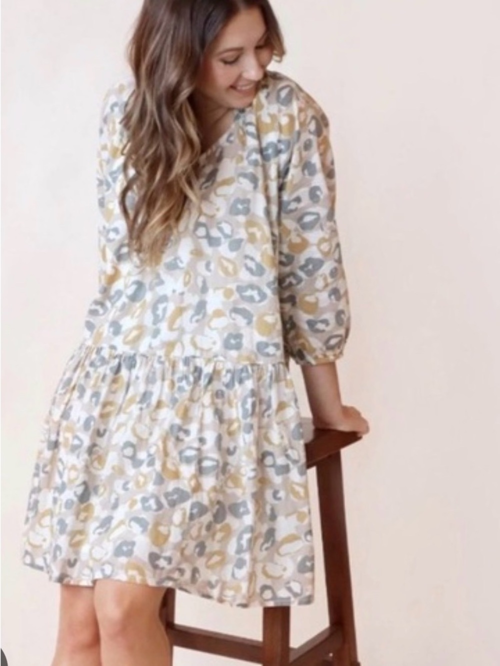 new with tags ABLE Hannah raglan flounce dress